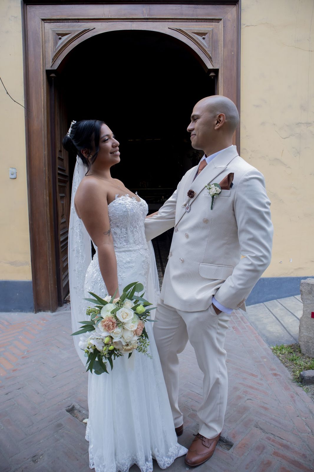 Retrato de los novios