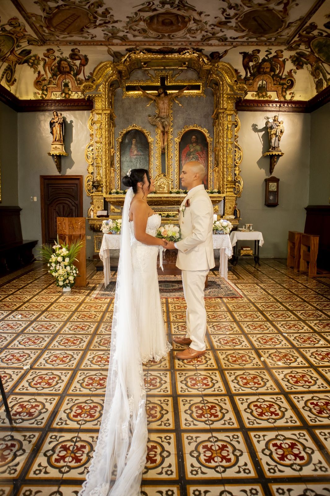 Votos en el altar